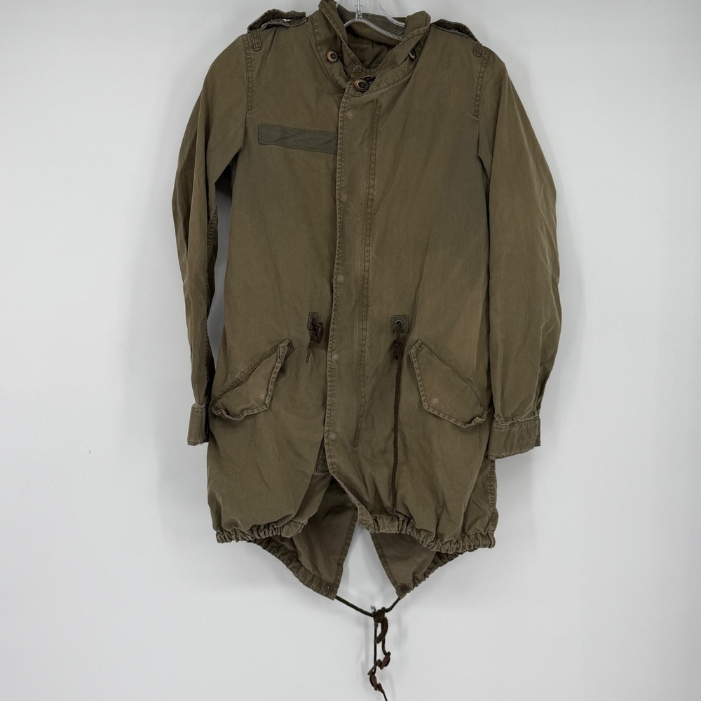 Moussy Military Fishtail Parka Jacket Olive Green Size 1‎ Utility Gorpcore Japan